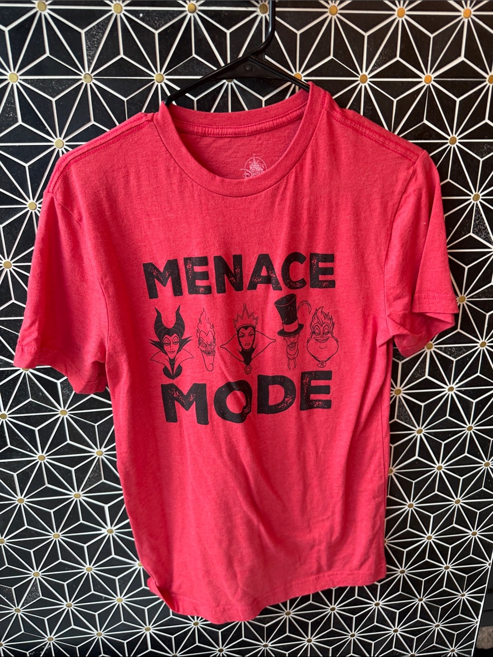 Disney Red Logo Crewneck Tee